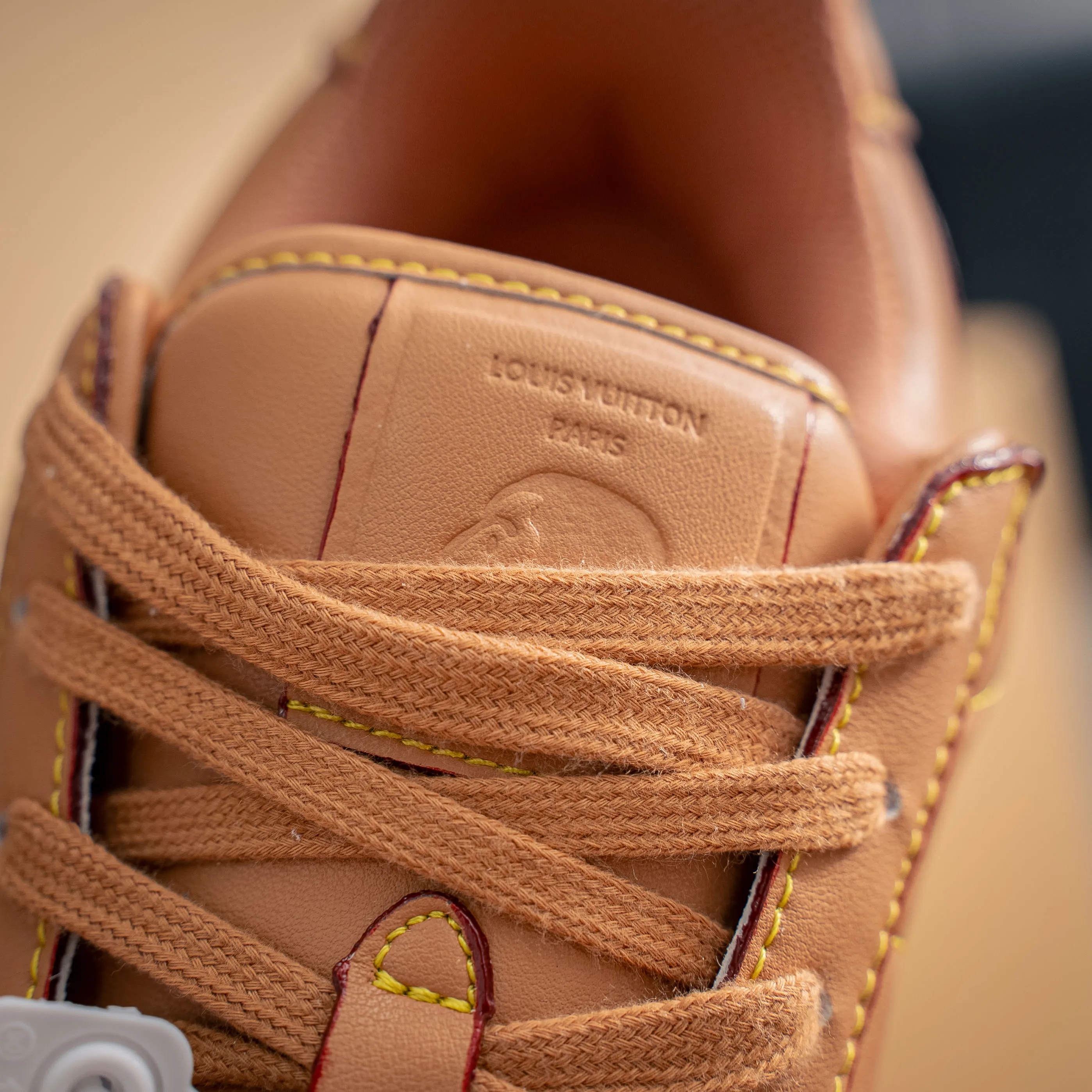 # LOUIS VUITTON x Nigo lv Buttersoft Cowhide Leather FW 25 Lace-Up Low-Top Shoes Same Style